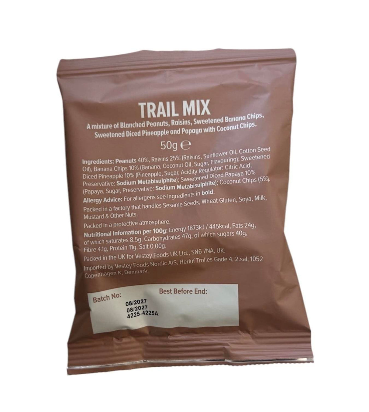 British Army Ration Pack Trail Mix - 50g