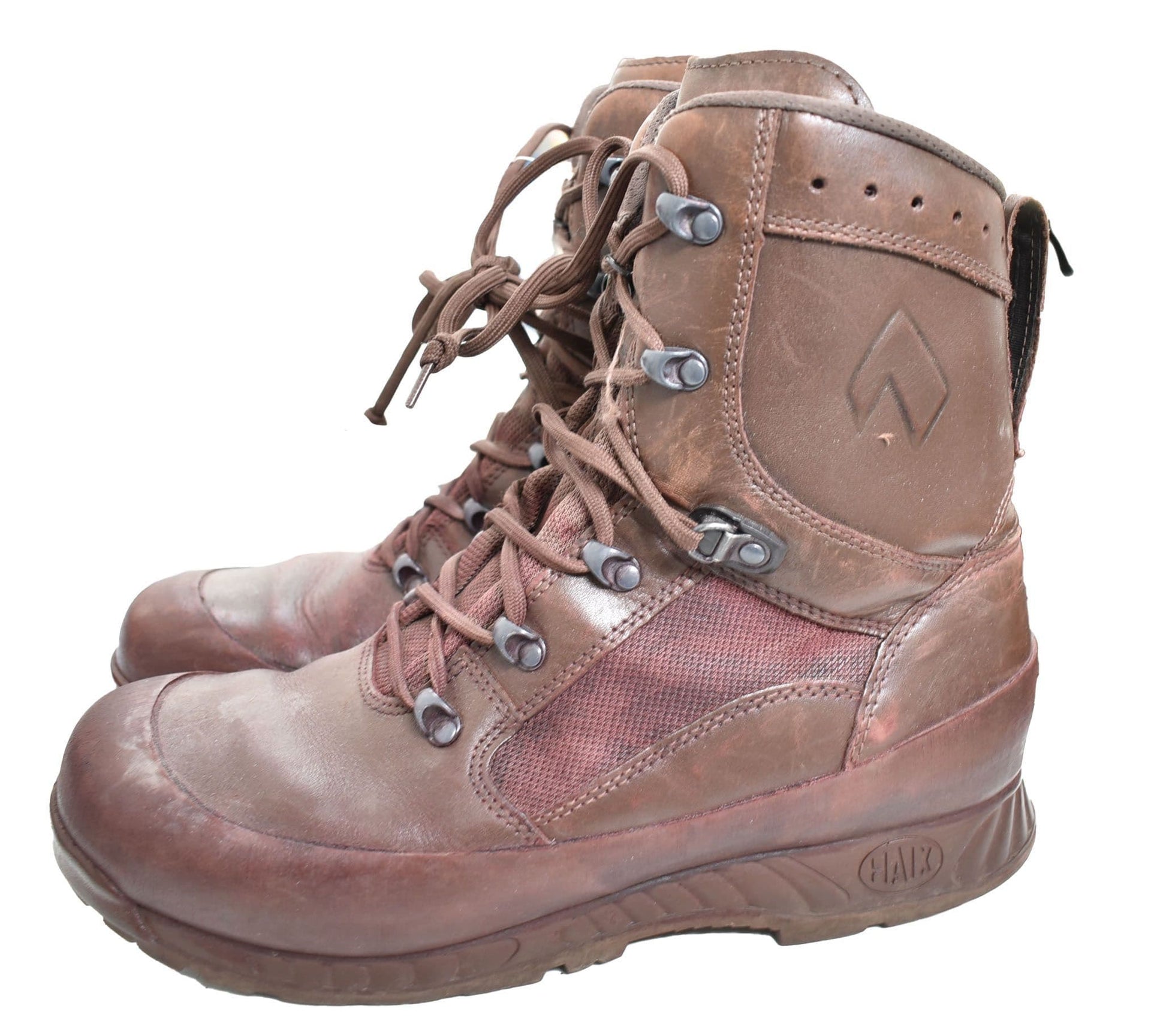 British Military Haix High Liability Brown Leather Combat Boots