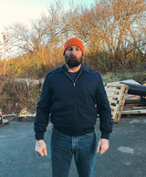 British Military Surplus Men's RAF Bomber Jacket - Navy Blue