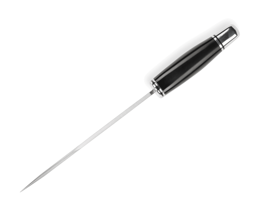 Buck 120 General Fixed Blade Knife - Black Phenolic