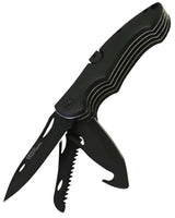 Kombat UK Bushcraft Folding Lock Knife - Black