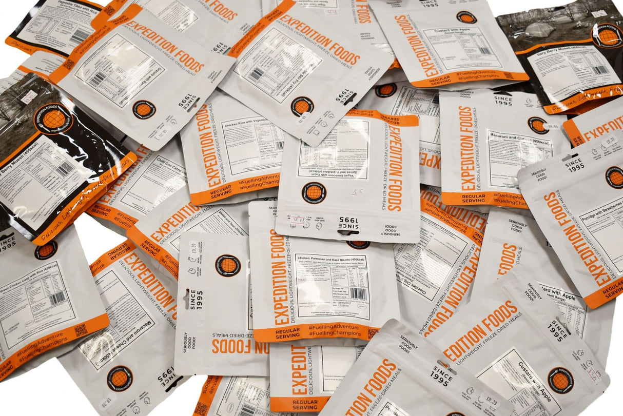 Expedition Foods 1 Month Freeze Dried Ration Meal Kit - 60 Meals
