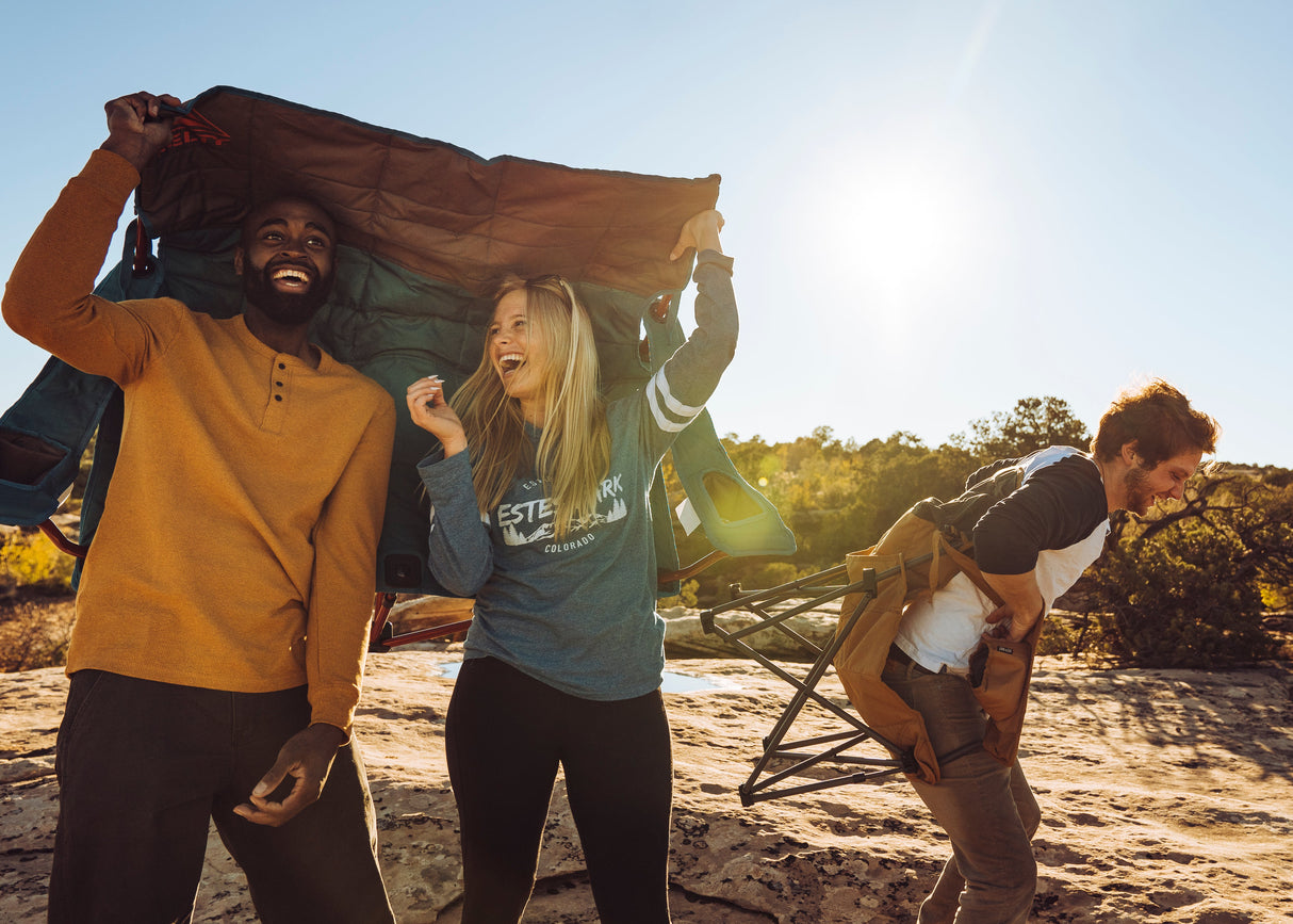 Kelty Low-Loveseat Double Camping Chair - Dill/Duffle