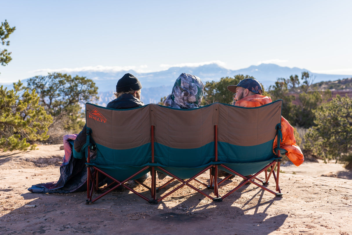 Kelty Three Seater Lowdown Couch - Dill/Duffle