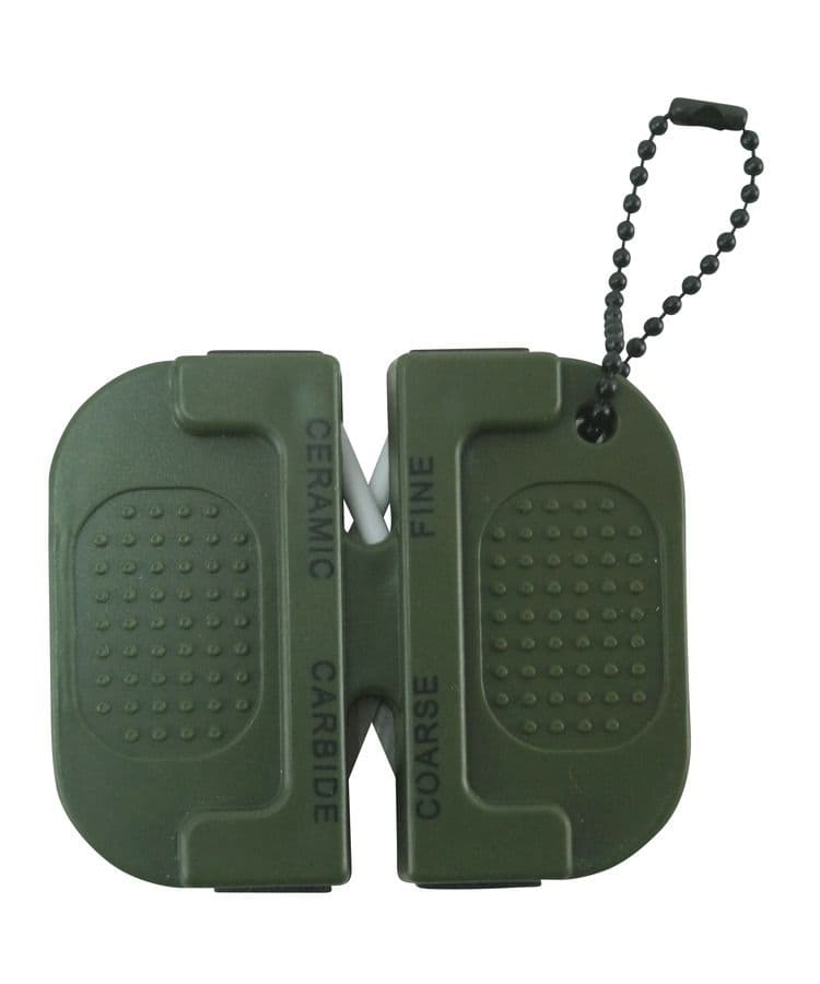 Kombat UK Deluxe Precision Knife Sharpener - Olive Green