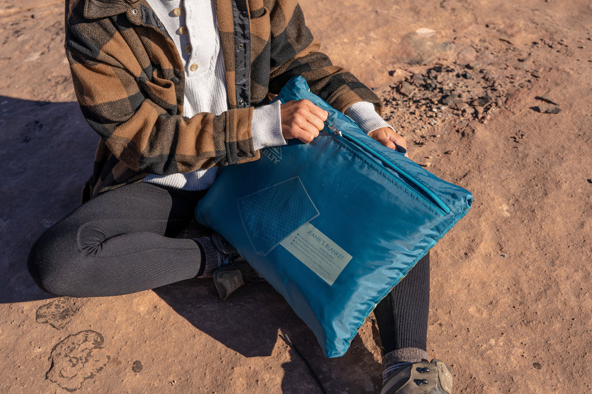 Kelty Jeanie's Blanket Stormy Blue