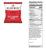 ReadyWise 120 Serving Breakfast Freeze Dried Vegetarian Meals