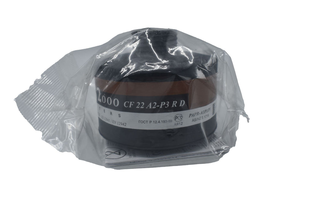 Scott Pro Military 2000 CF22 A2-P3 R D Sealed 40mm Gas Mask Filter - BRAND NEW