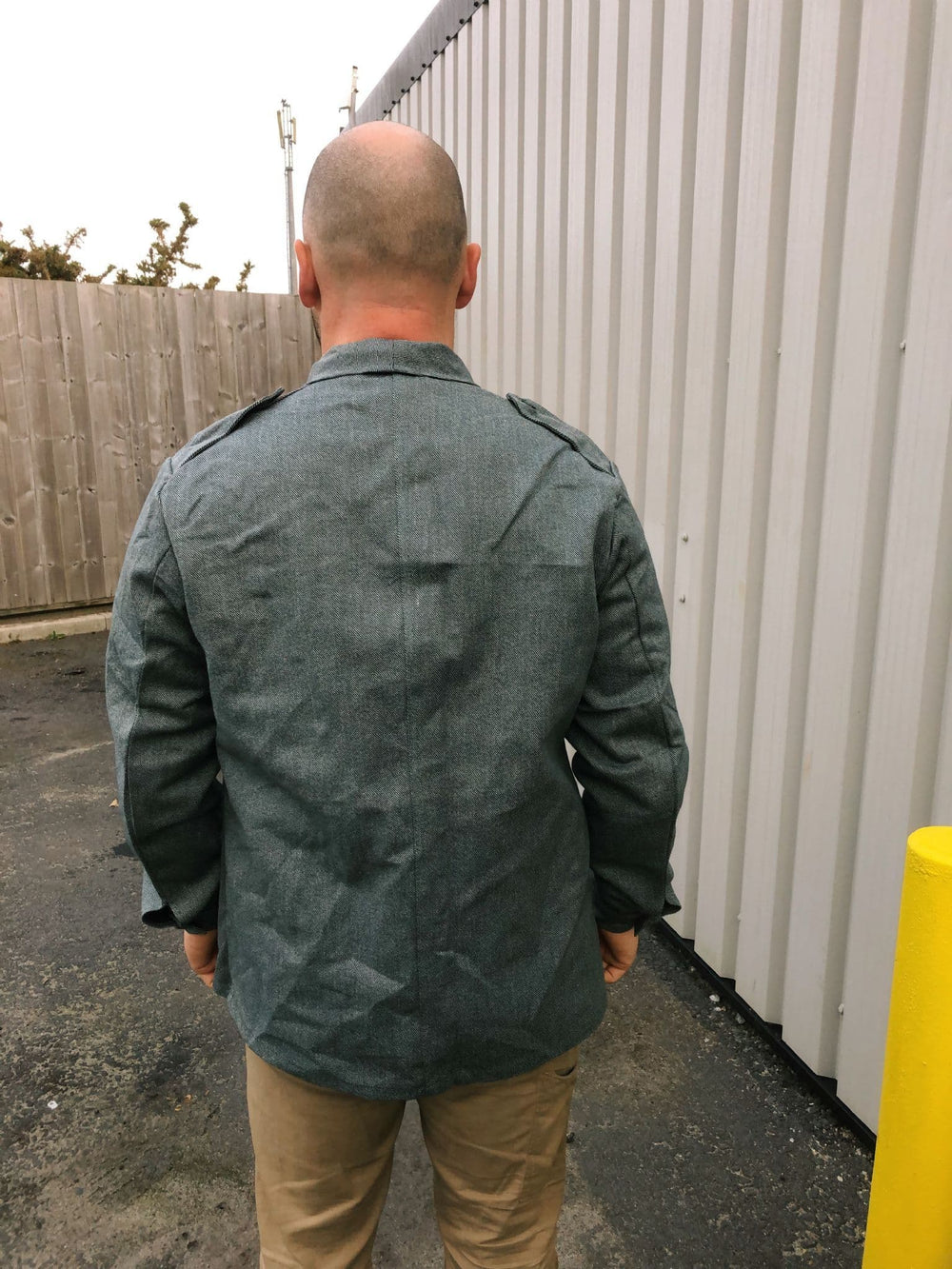 Swiss Military Vintage Salt & Pepper Denim Jacket
