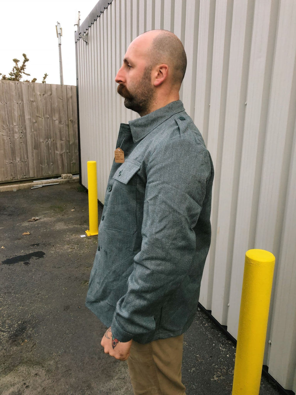 Swiss Military Vintage Salt & Pepper Denim Jacket