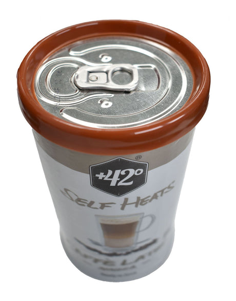 The 42 Degrees Company Self Heating Can Hot Drink - Caffe Latte Arabica