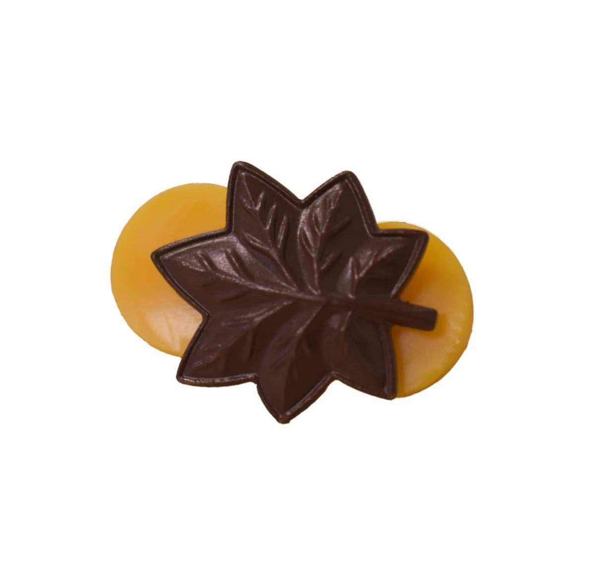 US Army Vintage Major Oak Leaf Pin - Brown