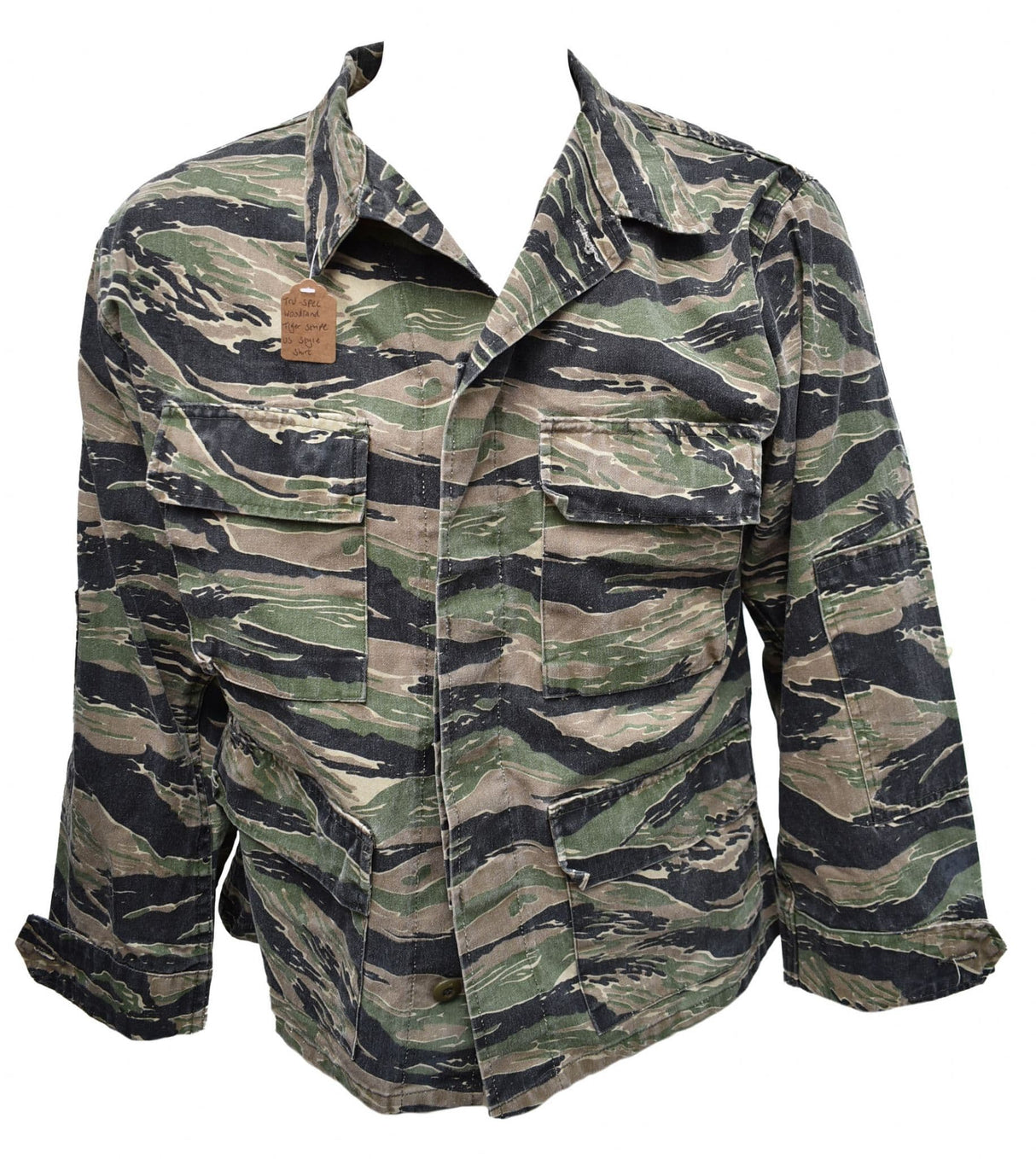 US Military Tru-Spec Woodland Tiger Stripe US Style Shirt