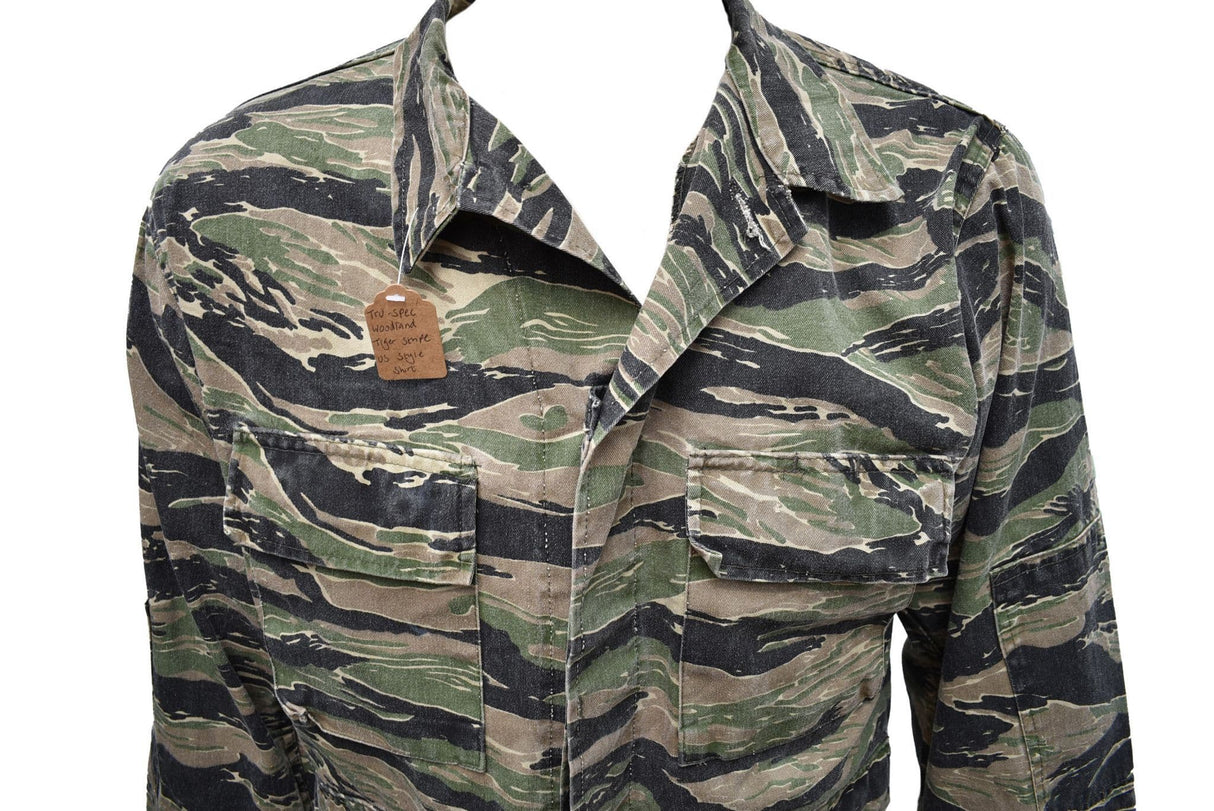 US Military Tru-Spec Woodland Tiger Stripe US Style Shirt